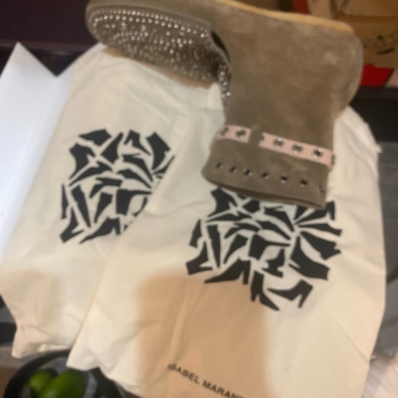 Pre-owned Isabel Marant Studded Moccasin - Taupe Size 40 (8.5 US) - Picture 9 of 9